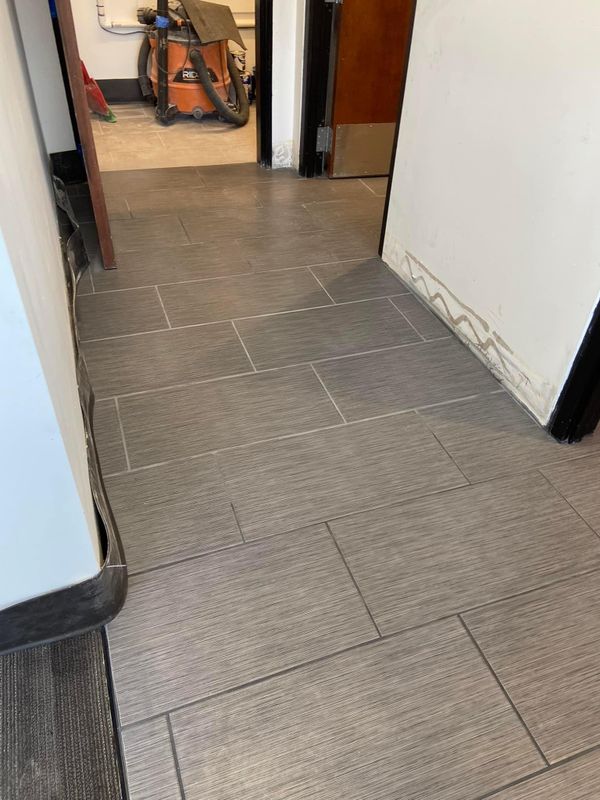 Backsplash Install 