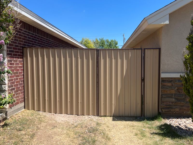 Sheet Metal Fencing