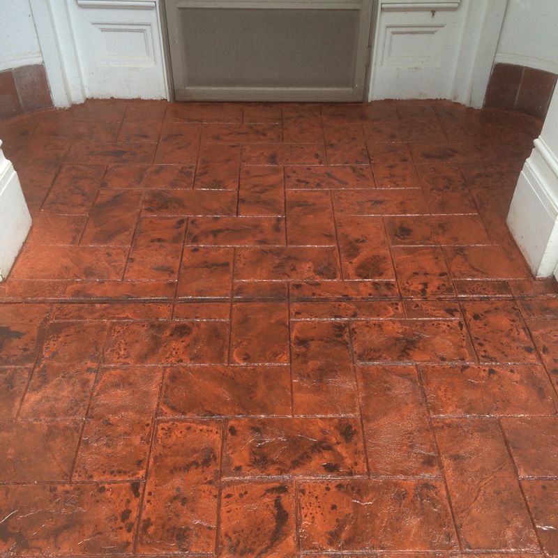 Stamped Concrete Installation