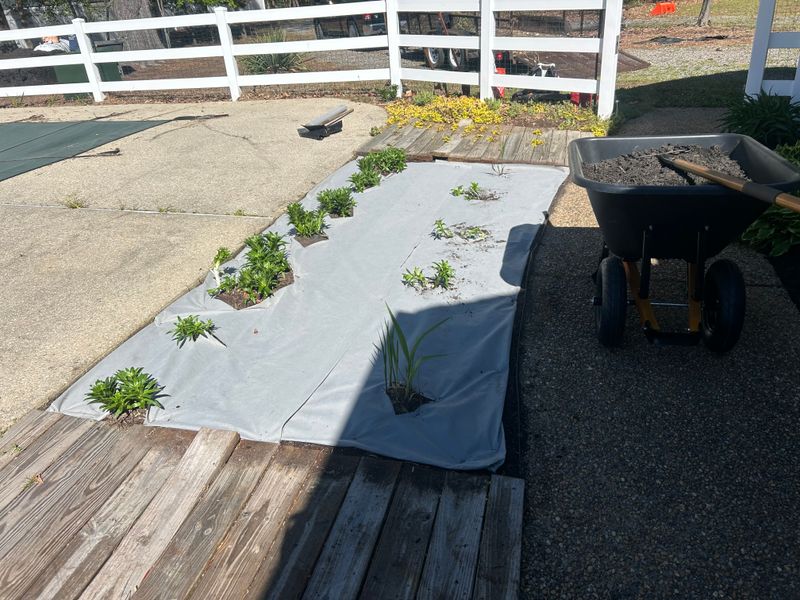 Flower Bed Installation  gallery