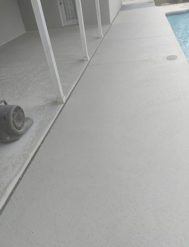 Pool Deck Painting.