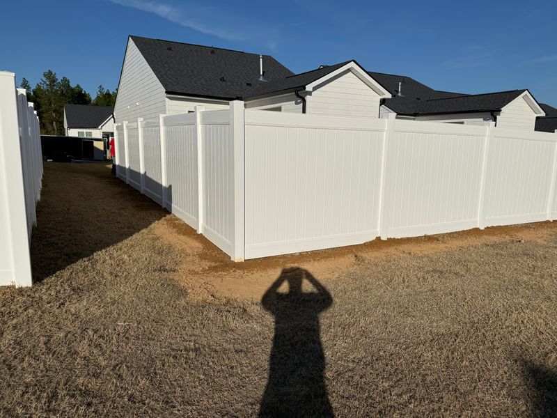 White Vinyl Fences