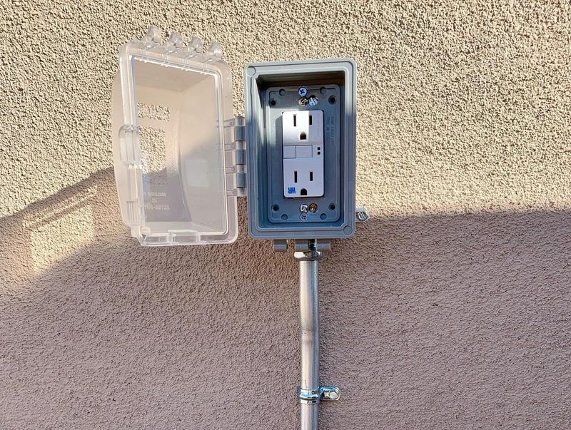 Exterior outlet installations