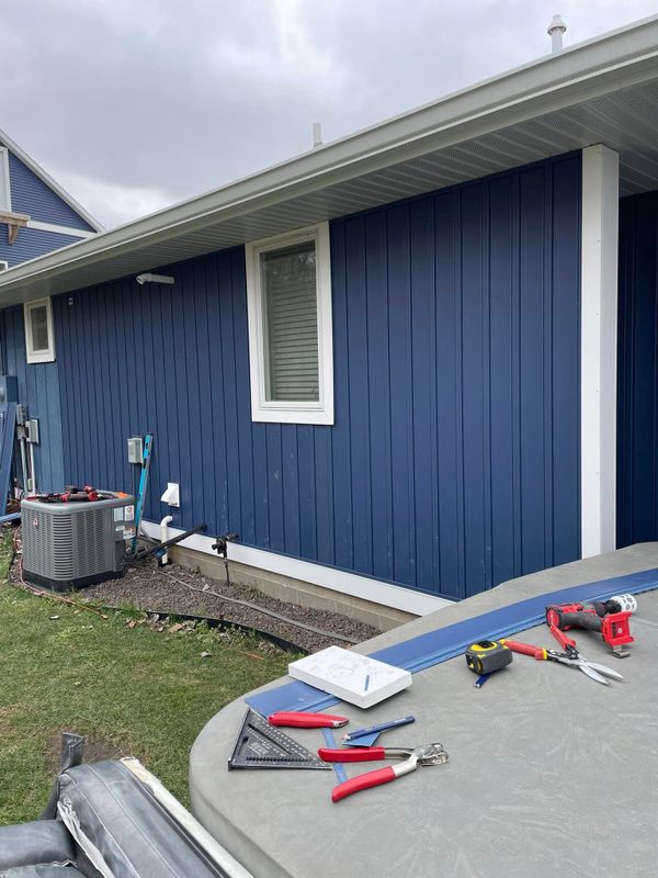 Siding installation