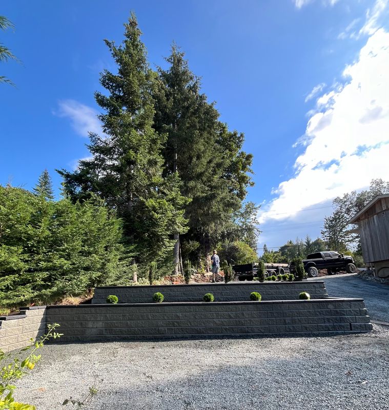 Transforming Outdoor Spaces: Exceptional Retaining Walls and Landscaping by Depol Contracting Ltd
