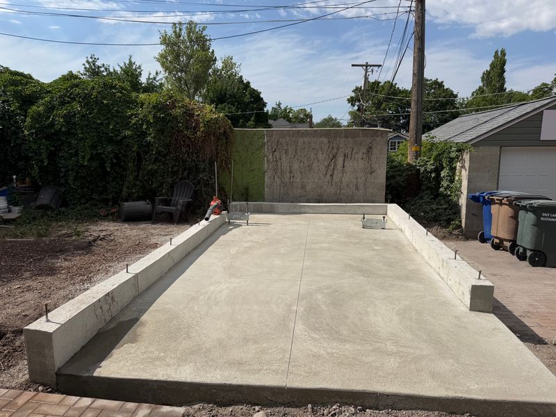 Hot Tub and Shed Pads