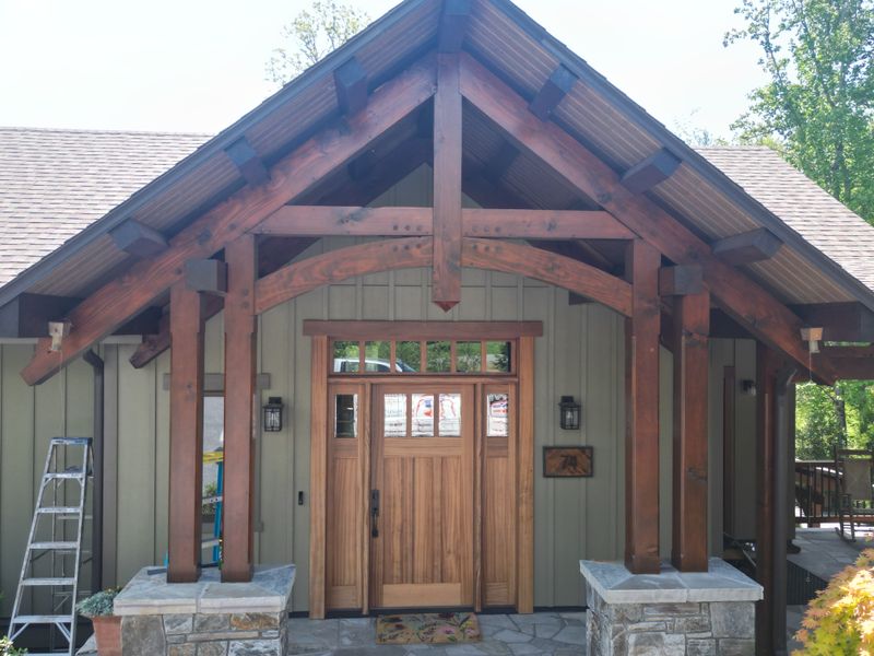 Exterior Deck staining & building