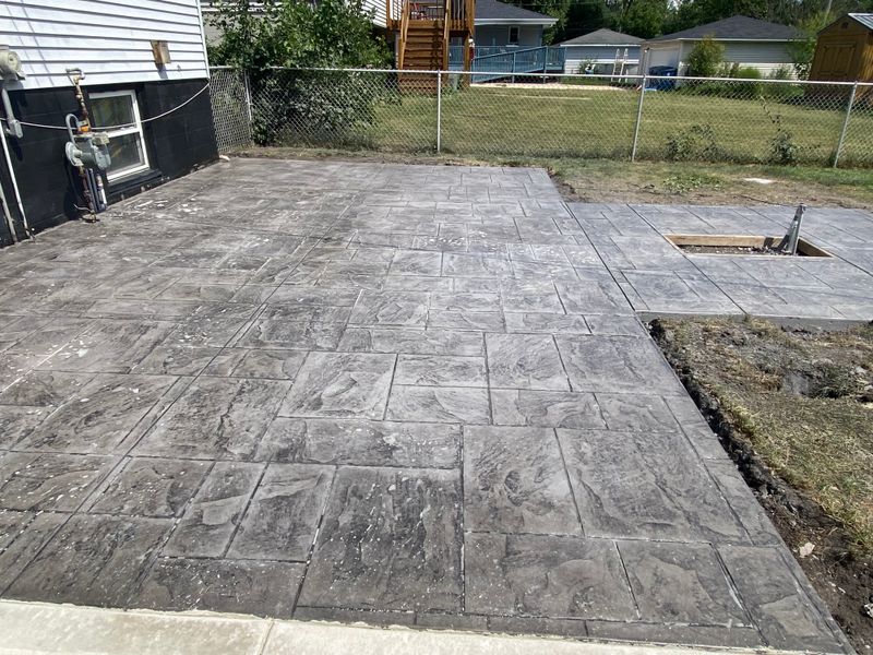 Stamped Concrete Installation