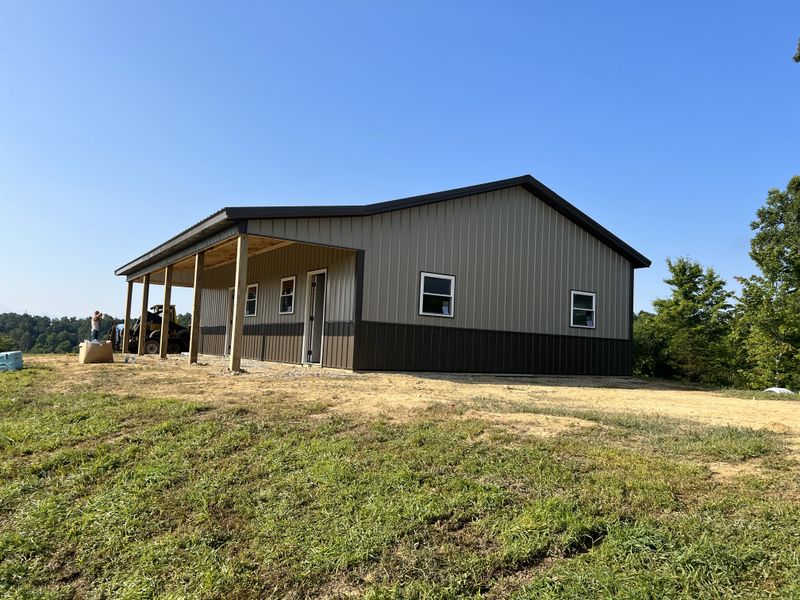Post Frame Garage Construction