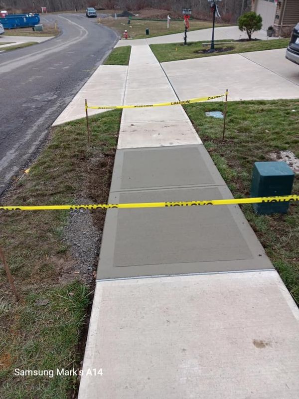 Sidewalk Installation