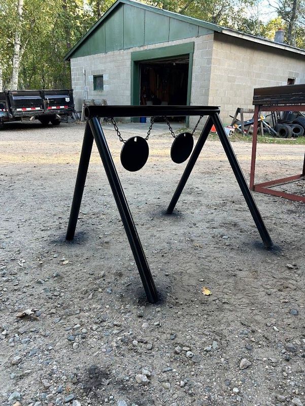 Durable Steel Target Stands Crafted in Crosby