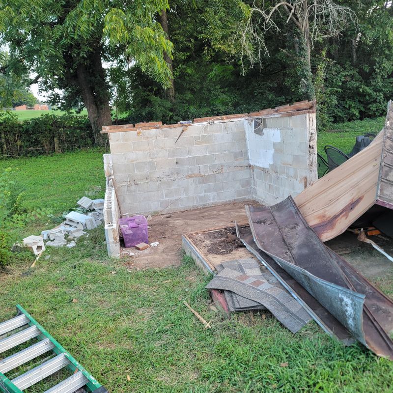 Shed removal