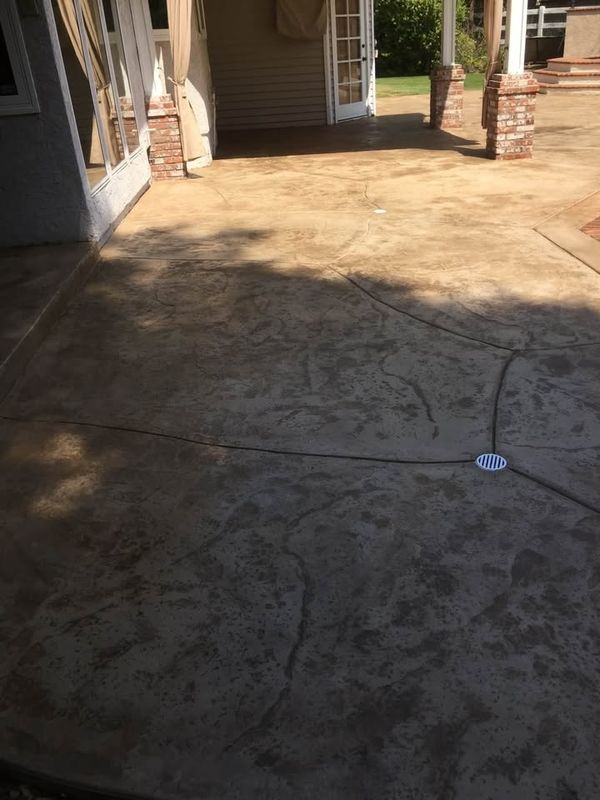 Stamped Concrete Installation