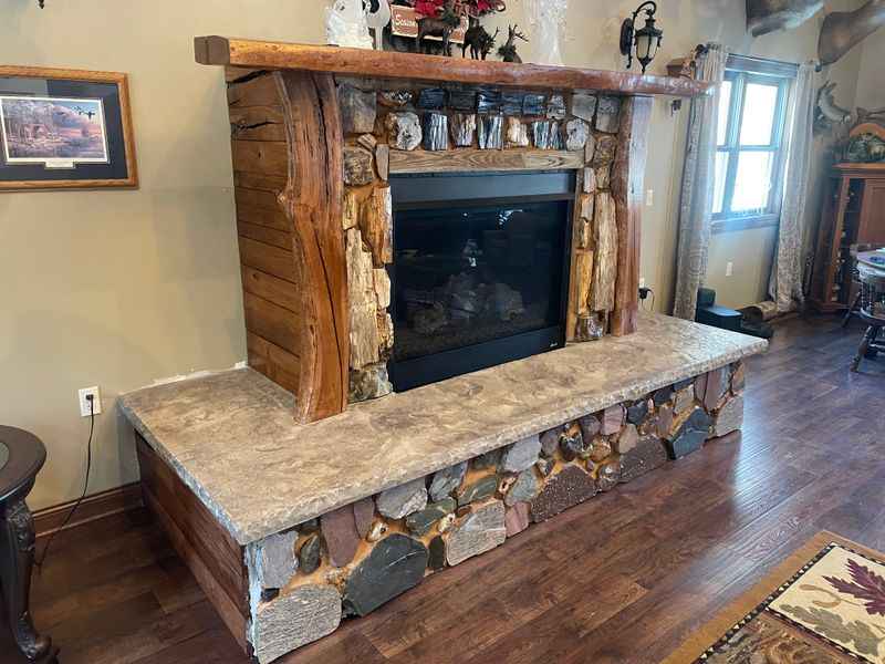 Interior fireplace & feature walls 