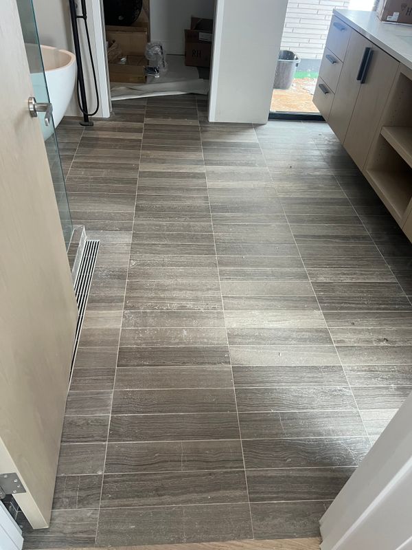 Floor installation Tile & natural stone