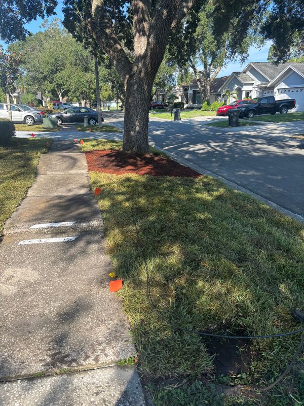 Rock & Mulch Installation