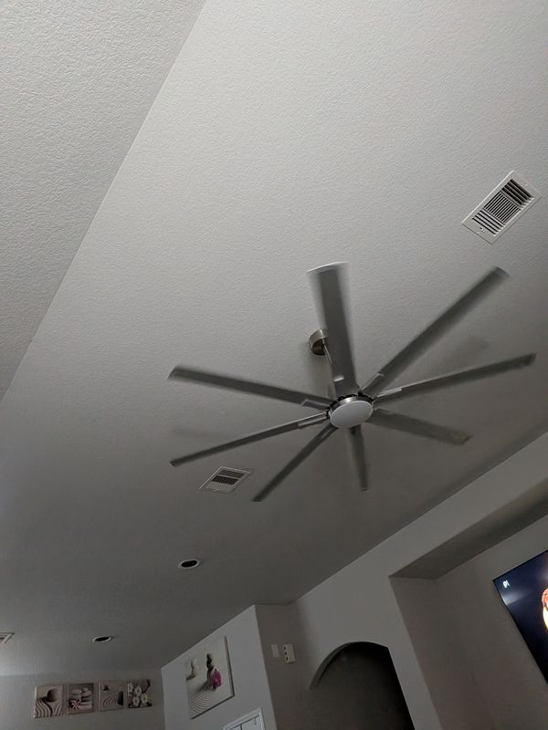 High Ceiling fan installation