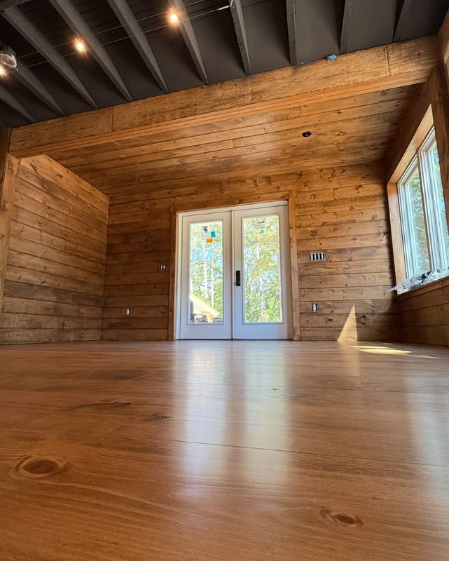 Pine Flooring Refinish