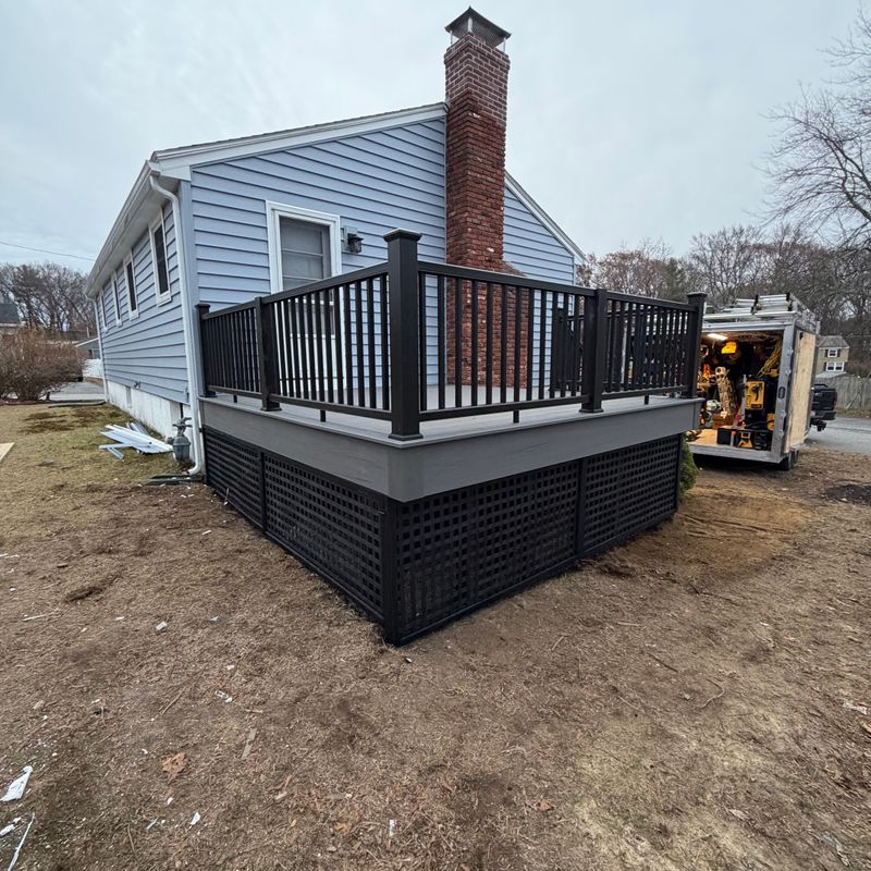 Deck builder helical pile systems