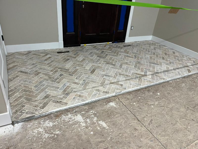 Tile installation