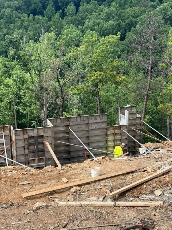 Aluminum formed walls