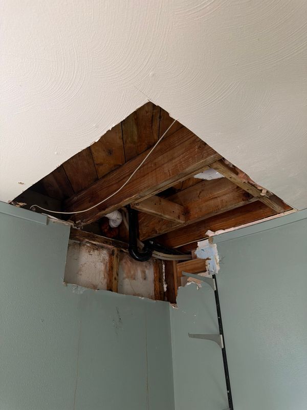 Water-Damaged Drywall & Ceiling Restoration