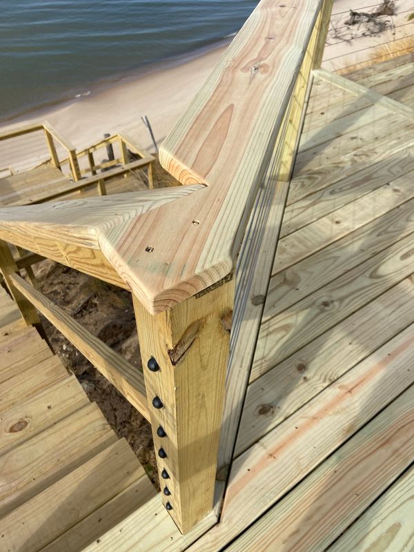 Deck and stairs Construction