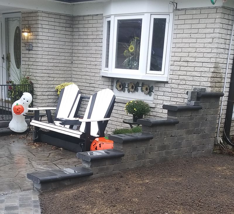 Paver Porch & Step Installation