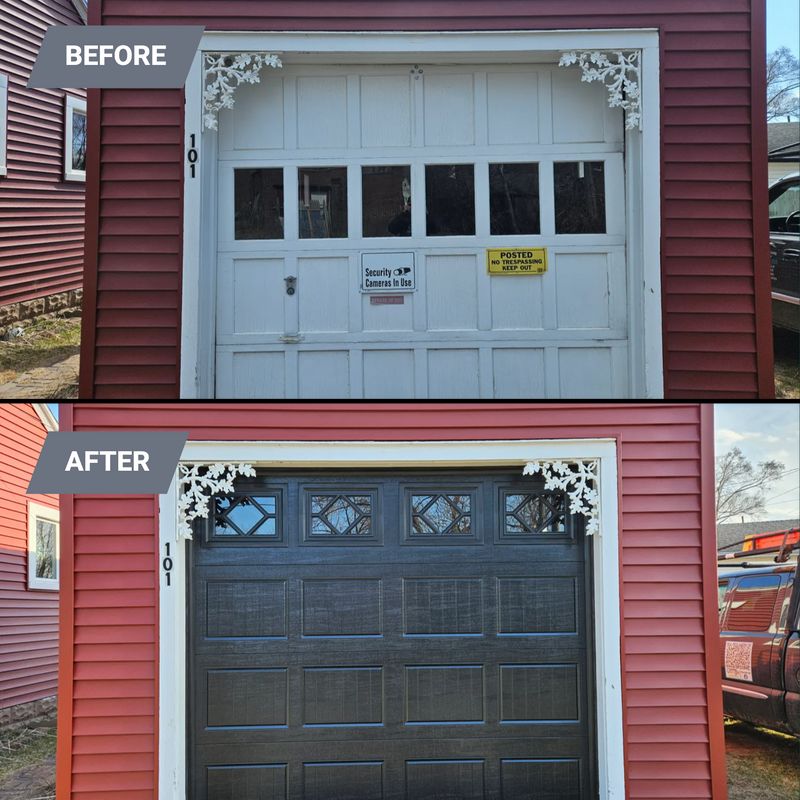 Revolutionizing Elkhart's Entryways: A Showcase of LVJ Garage Door Services' Excellence at 101 S. Highland Avenue