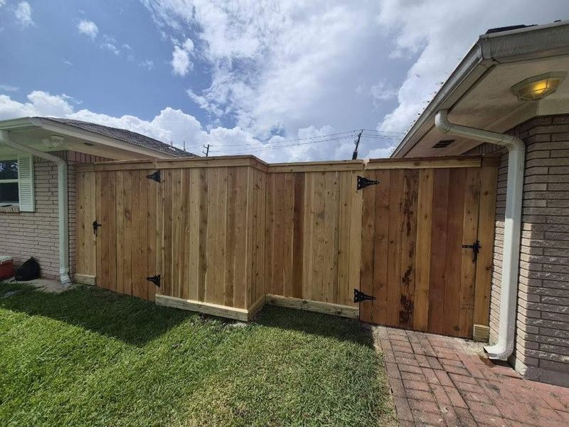 Wood Fence Installation