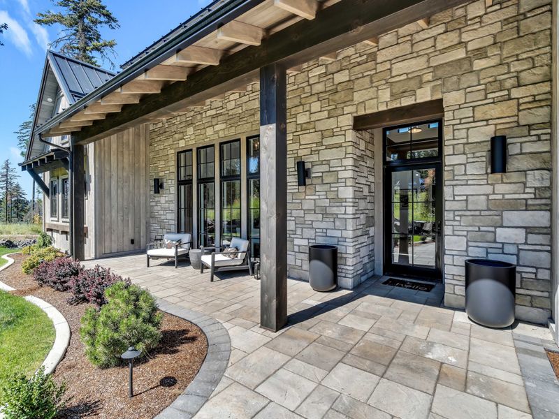 Stone Wall Installation
