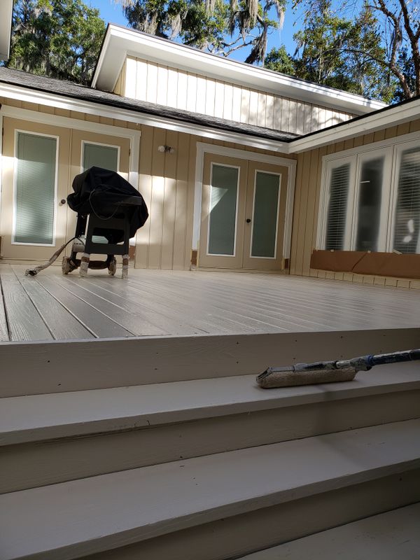 Deck paint 