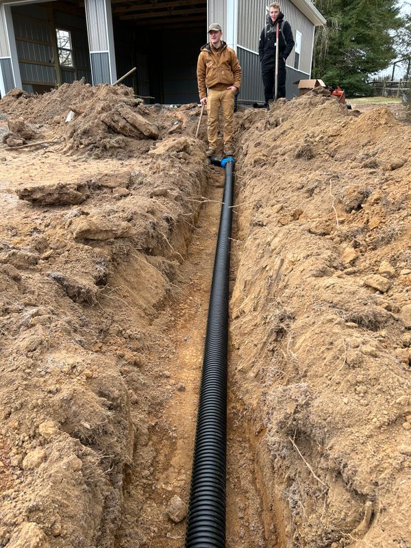 Outdoor French Drains