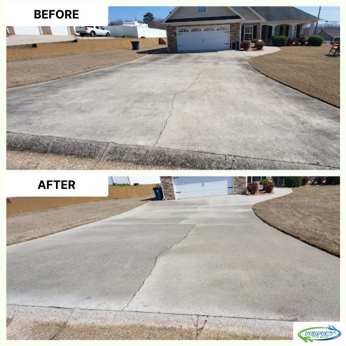 Driveway and Sidewalk Cleaning
