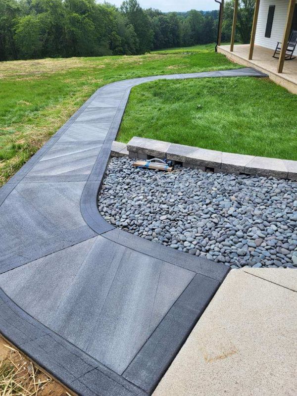 Full Depth Custom Carved Concrete