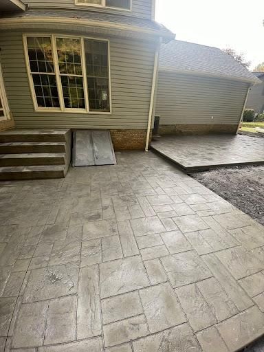 Stamped Concrete Installation