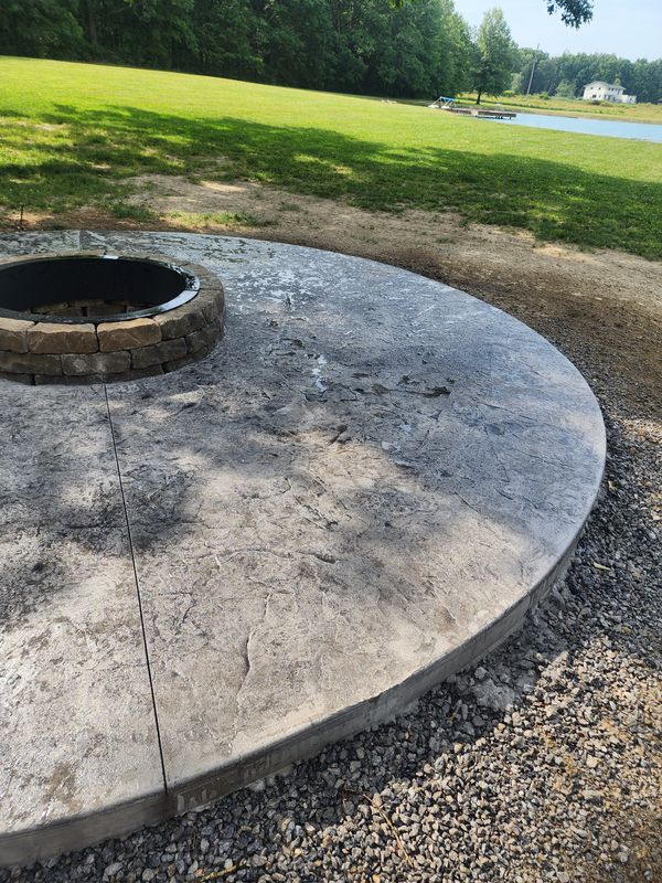 Stamped Concrete Installation