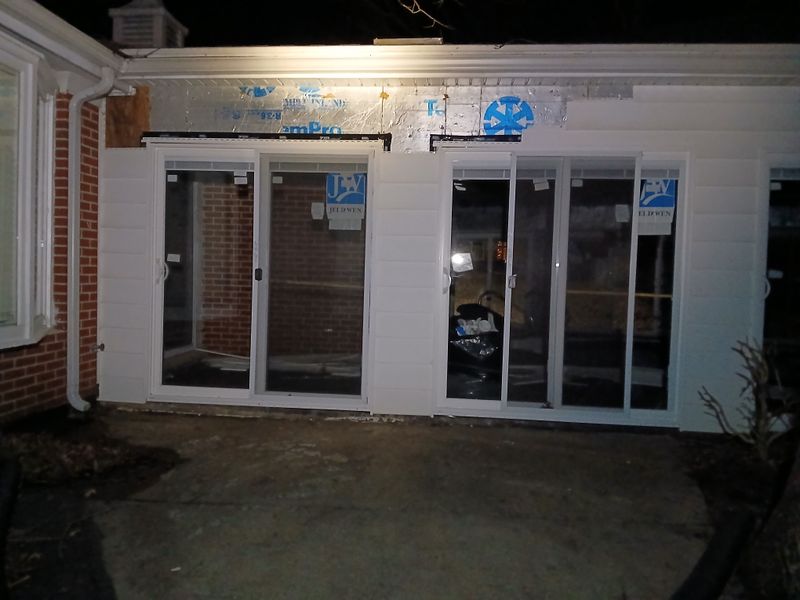 Siding, doors, and windows