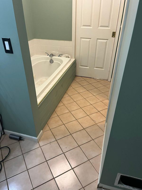 Tile installation