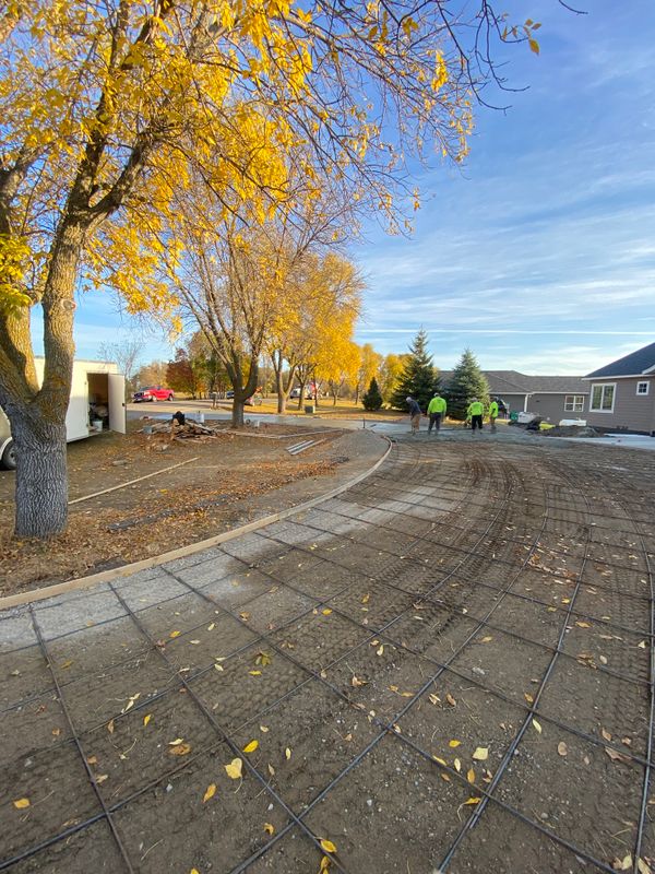 Patio and Driveways
