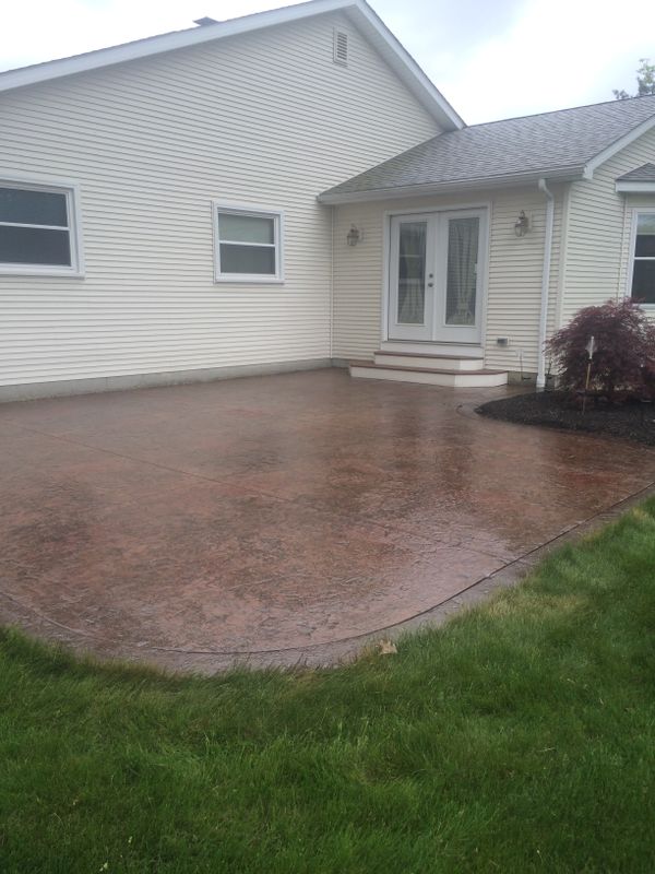 Stamped Concrete Installation