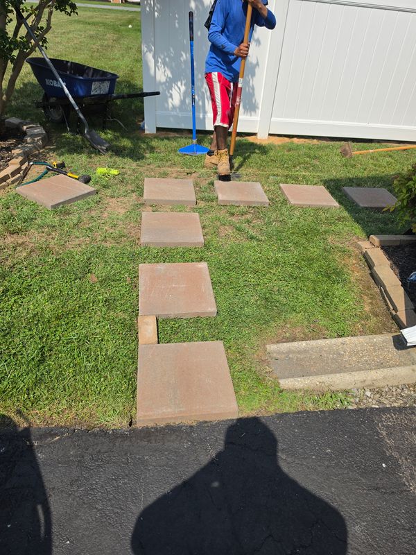 Paver Walkway Installation