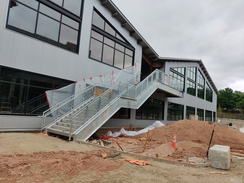Structural Stair and Rail Erecting