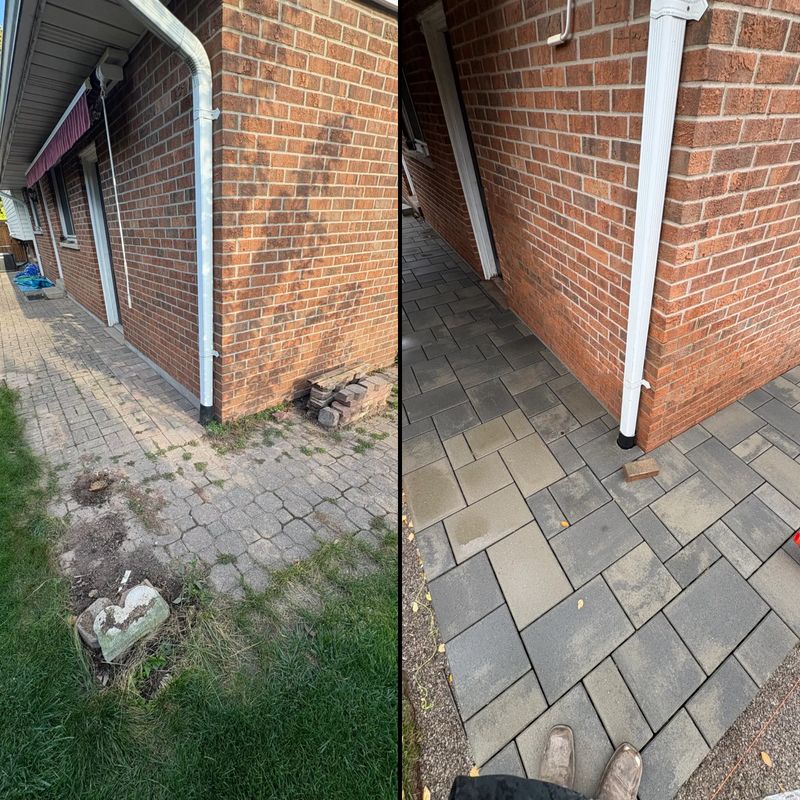 Interlock Pressure Washing & Re-Sanding