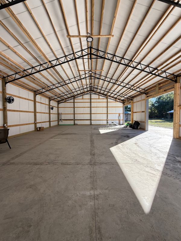 Enclosed Pole Barn