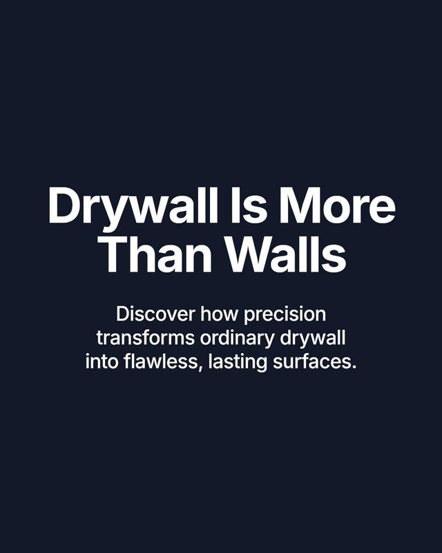 Drywall and Plastering