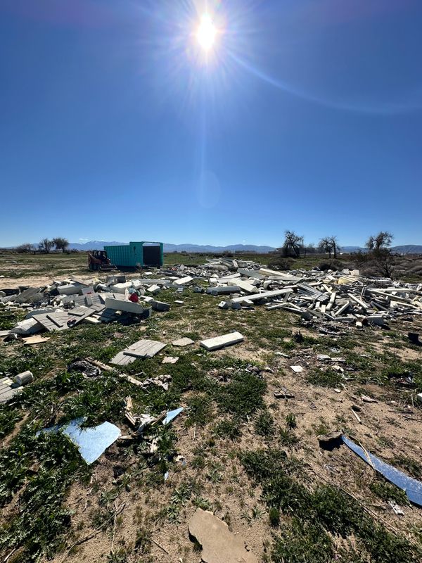 Construction debris removal in Palmdale CA