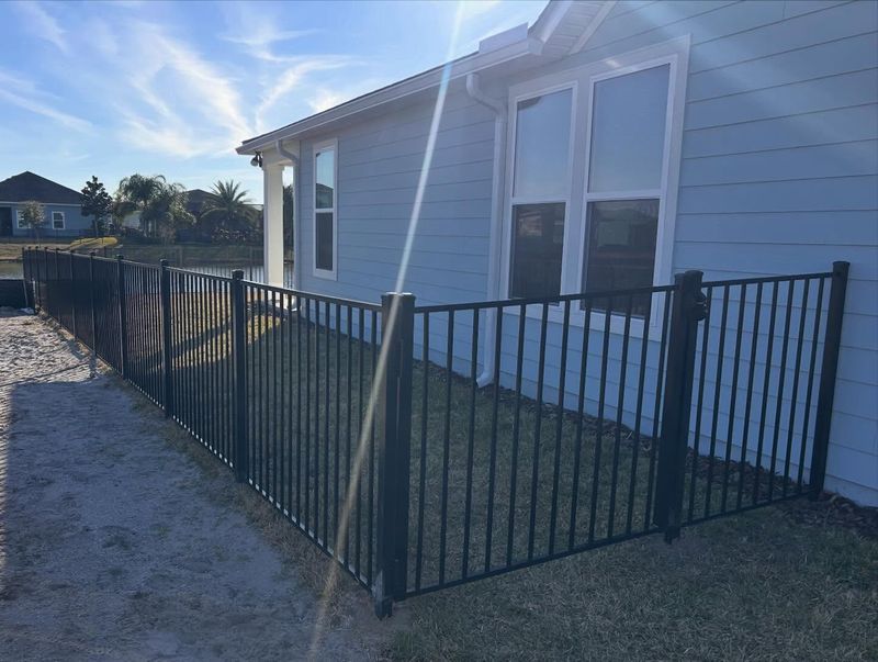 Aluminum Fence Installation