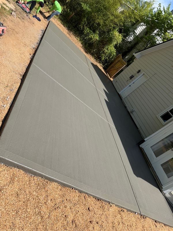 Concrete patios