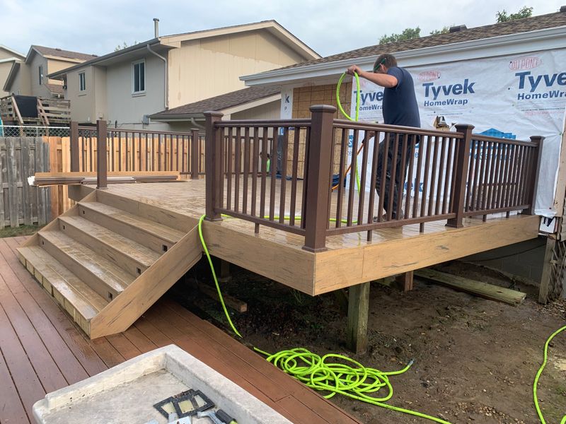 Fire-Damaged Deck Rebuilt with TimberTech Composite Decking